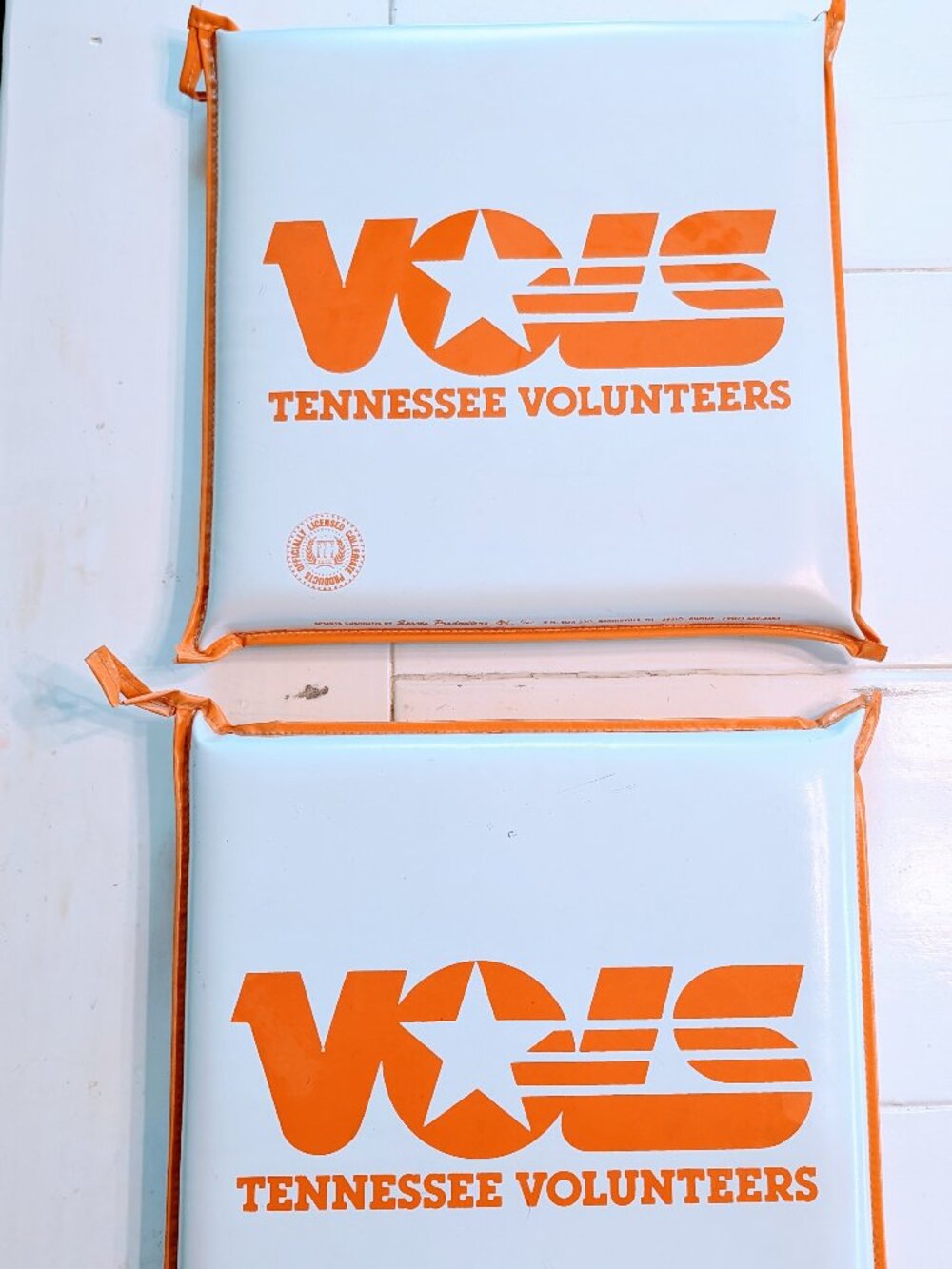VTG Set of 2 Tennessee Volunteers VOLS Bleacher Seat Cushions Sports Cushion USA